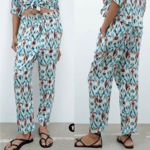 Zara colorful summer pants